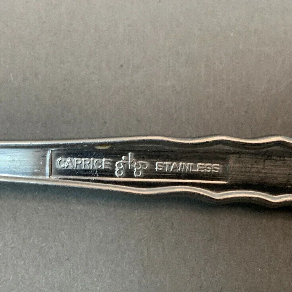 Ginkgo Caprice Stainless Steel Knives Forks Lot of 7 Japan